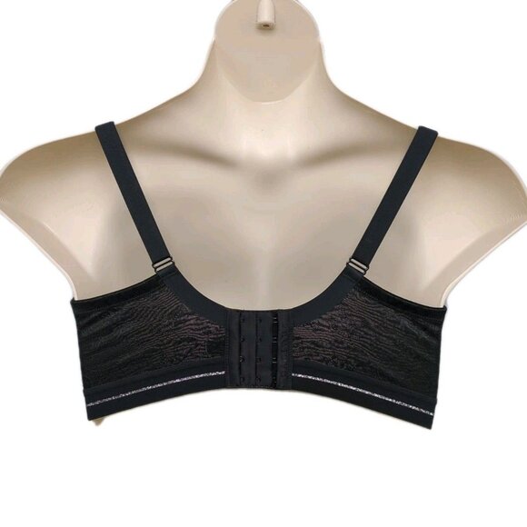 Lane Bryant Cacique Women Bra Full Coverage Lightly Lined 38F Black Lace - Picture 10 of 10
